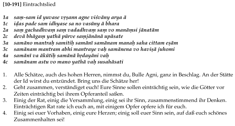 Rigveda Satzmuster